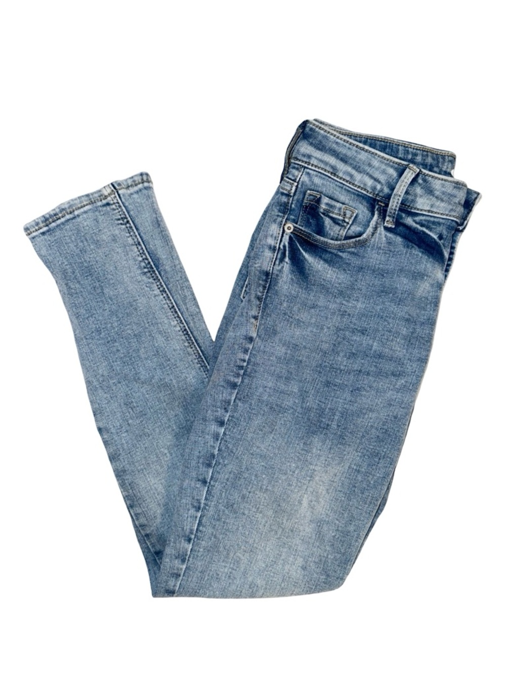 Old Navy Rockstar Super Skinny Mid-Rise Stonewash Jeans Size 2 - Picture 12 of 12